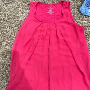 New York and company, size medium, pink, tank blouse